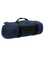 Printwear  | Fleecedecke Winchester 160 x 125 cm - Farbe: Blue - Größe: 160 x 125 cm