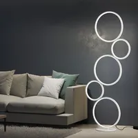 stehleuchte Rondo115 cm led stahl/acryl 2 kg matt weiß