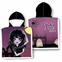 Gothic Girl Baumwolle Poncho Handtuch