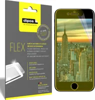 3x ochranná fólie pro Apple iPhone SE (2020), 100% pokrytí displeje, dipos Flex