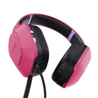 Trust GXT 415P Zirox Kopfhörer Kabelgebunden Kopfband Gaming Pink