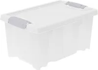 Úložný box, 15 x 20 x 30, 4,5 L, bílá barva, WENKO