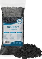 Wessper Šungitové surové kameny 2 kg, vodní kameny, šungitová voda pro energetiku