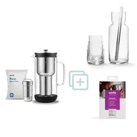 Aarke Purifier 1,18 l Set Enriched Filtergranulat +Carafe + Gläserset