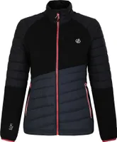 Dare 2B - Dámska hybridná bunda "Lexan" RG9937 (34 DE) (Black/Ebony)