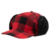 Brandit Mütze Lumberjack Wintercap in Red/Black