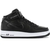 Nike Air Force 1 Mid Stussy Black White - EU: 49.5