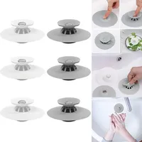 Badewannenstöpsel, 6 Universal Abflussstopfen, Silikon Abflusssieb