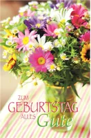 A - Geburtstag - Glückwunschkarte im Format 11,5 x 17 cm mit Umschlag
