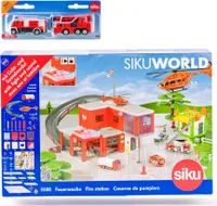 SIKU World - Feuerwache mit Feuerwehrautos