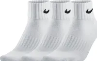Nike VALUE Bavlna QUARTER (3 PAIRS) BLACK M