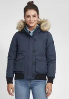 OXMO OXAcila Damen Winterjacke Damenjacke Jacke mit Kapuze