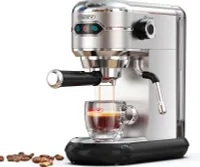 HiBREW H11 1450W Kaffeemaschine, 19 Bar halbautomatische Espressomaschine