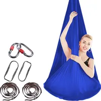 4 * 2,8 m Premium Aerial Nylon Ausrš¹stung Aerial Yoga H?ngematten Set Safe Deluxe Aerial Kit Antigravitations Yoga Schaukel