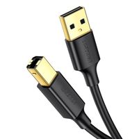 Ugreen USB Kabel - USB Typ B Kabel (Druckerkabel) 3m schwarz