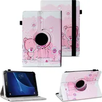 Tablet Hülle für Samsung Galaxy Tab A6 10.1 2016 Tasche Case Cover 360° DrehbarFarben:Motiv 2