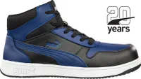 Puma Sicherheitsschuh Frontcourt Blue/Black Mid nach EN ISO 20345:2011 S3 ESD FO HRO SR schwarz  Größe 46