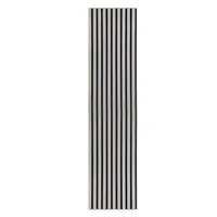 HOME DELUXE Wandpaneel Akustikpaneel Grey Oak - 240 x 40 cm, 0,96m²- | Akustik Wand Paneele , Lamellenwand, Akustik Paneele