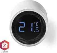 Nedis SmartLife Heizkörpersteuerung - Zigbee 3.0 - Batteriebetrieben - LCD - Android / IOS