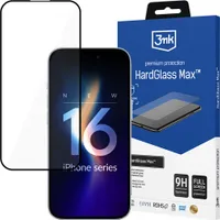 3mk HardGlass Max - szkło hartowane do iPhone'a 16 Pro (czarne)