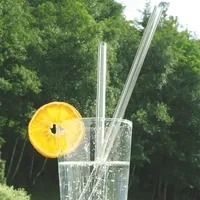 Glas-Trinkhalme, 5er-Set.