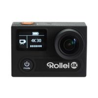 ROLLEI Actioncam 430 inkl. Underwatercase, Action Kamera mit 4K, 2K, Full HD Videoauflösung und Slow-Motion, WiFi, schwarz