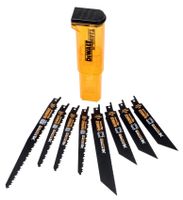 DeWALT Säbelsägeblatt-Set DT99551-QZ 8-teilig - Sägeblätter Holz und Metall, Zubehör für Säbelsäge DCS388 FLEXVOLT XR