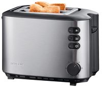 SEVERIN 2-Scheiben-Toaster AT 2514 Edelstahl / schwarz