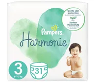 Pampers Harmonie (Pure) Windeln Größe 3, 6-10 kg, 31 Stück