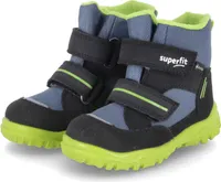 Superfit Kinder Winterstiefeletten HUSKY1 Schwarz Hellgrün wasserfest Größe: 21