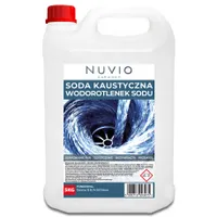 SODA KAUSTYCZNA wodorotlenek sodu do rur syfonu 5kg NUVIO