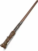 Hůlka Harryho Pottera Deluxe se skleněnou krabičkou na příslušenství hnědá 35 cm