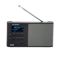 Digitální DAB/FM přenosné rádio Orava, černé 73500