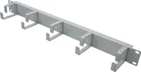 DIGITUS 19" Rangierpanel 1 HE 5 Kabelführungsbügel lichtgrau
