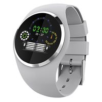 Atlanta 9703/4 Smartwatch mit Touchdisplay Hellgrau