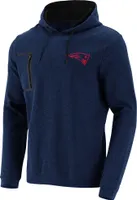 NFL New England Patriots Hoody Mono Premium Graphic hooded Sweater DunkelBlau (L)