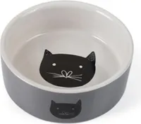 Beeztees Jynos - Katzennapf - Keramik - grau - 11,5x11,5x4 cm - 180 ml