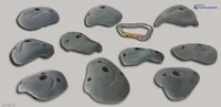 Klettergriffe Jump M - Move-it-Climbingholds, Farbe:grau