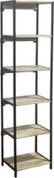Bücherregal Akazienholz massiv & naturfarben 45 x 35 x 180 cm Standregal NAGAR 2