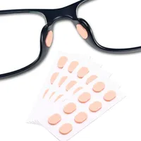 Brille, Nase, Pads, 20, Paar, weich, Schaumstoff, Nase, Pads,, selbstklebend, rutschfest, weich, Schaumstoff, Brille, Nase, Pads, (Haut, Farbe/1 mm)
