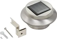 vidaXL Outdoor Solarleuchten 6 Stück LED Rund 12 cm Weiß