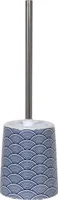 MSV 3700703990710, WC-Bürste & Halter, Blau, Keramik, 415 mm, 12,5 cm