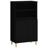 vidaXL Tablica wysoka czarna 60x36x110 cm materiał drewnopochodny