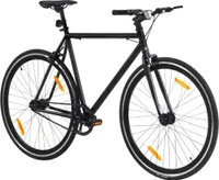 vidaXL Fahrrad mit Festem Gang Schwarz 700c 51 cm