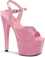 ADORE-709GP Damen Sandale von Pleaser, Rosa  , EU 39, US 9