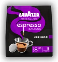 Lavazza Espresso Cremoso 18 kapsułek kawy o pełnym smaku 125g