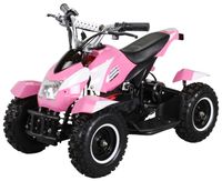 Elektro Quad Miniquad Kinder Atv Cobra 800 Watt Pocketquad Kinderquad Pocketbike (Pink/Weiß)