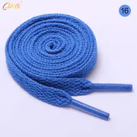 Schnürsenkel flach 150 cm 16# blau 8 mm breit
