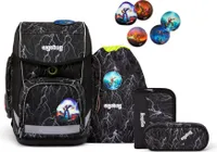 ergobag Schulranzen cubo Set Glow 28 x 25 x 40
