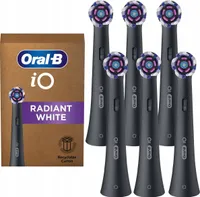Oral-B | Aufsteckbürsten Oral-B IO - 6 Stück - Schwarz - Originalqualität - Effektive Plaqueentfernung